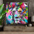 Spannbild Pop Art Löwe No.1 Quadrat Produktfoto wandbild.com