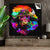 Spannbild Pop Art Stier Quadrat Produktfoto wandbild.com