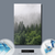 Spannbild  Wald im Nebel  Hochformat Material wandbild.com