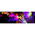 Spannbild Frau im Neonlicht Panorama Wandbild 2