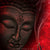 Spannbild Buddha &amp; Weihrauch Quadrat Wandbild 2