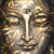 Spannbild Buddha Silber &amp; Gold Quadrat Wandbild 2