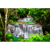 Spannbild Wald &amp; Wasserfall No. 6 Querformat Wandbild 2