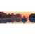 Spannbild Zen Steine &amp; Sonnenuntergang Panorama Wandbild 2