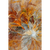 Wechselmotiv Abstrakter Blütenzauber in orange Hochformat Motive wandbild.com