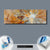 Wechselmotiv  Abstrakter Blütenzauber in orange  Panorama Material wandbild.com