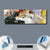 Wechselmotiv  Abstrakter Wolf  Panorama Material wandbild.com