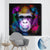 Wechselmotiv Affe Pop Art No.1 Quadrat Produktfoto wandbild.com