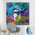 Wechselmotiv Affe Pop Art No.2 Quadrat Produktfoto wandbild.com