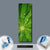 Wechselmotiv  Blatt mit Wassertropfen  Panoramahochformat Material wandbild.com