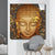 Wechselmotiv Buddha & Bambus in Gold Quadrat Produktfoto wandbild.com