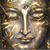 Wechselmotiv Buddha Silber & Gold Quadrat Motive wandbild.com