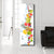 Wechselmotiv Früchte in Spritzwasser Panoramahochformat Produktfoto wandbild.com