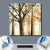 Wechselmotiv  Herbstspaziergang  Quadrat Material wandbild.com
