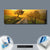 Wechselmotiv  Morgenspaziergang  Panorama Material wandbild.com