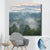 Wechselmotiv Nebel im Wald Quadrat Produktfoto wandbild.com