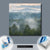 Wechselmotiv  Nebel im Wald  Quadrat Material wandbild.com
