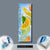 Wechselmotiv  Obst unter Wasser  Panoramahochformat Material wandbild.com