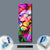 Wechselmotiv  Pop Art Löwe  Panoramahochformat Material wandbild.com