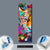 Wechselmotiv  Pop Art Tiger No. 2  Panoramahochformat Material wandbild.com