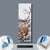 Wechselmotiv  Rothirsch im Winter  Panoramahochformat Material wandbild.com