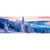 Wechselmotiv Sonnenaufgang im Schnee Panorama Motive wandbild.com