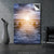 Wechselmotiv Sonnenuntergang & Meer Hochformat Produktfoto wandbild.com