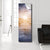 Wechselmotiv Sonnenuntergang & Meer Panoramahochformat Produktfoto wandbild.com