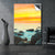 Wechselmotiv Sonnenuntergang über dem Meer Hochformat Produktfoto wandbild.com