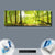 Wechselmotiv  Wald mit Sonnenstrahlen  Panorama Material wandbild.com