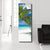 Wechselmotiv Weißer Strand & Kokospalme Panoramahochformat Produktfoto wandbild.com