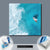 Wechselmotiv  Yacht im Meer  Quadrat Material wandbild.com