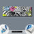 Wechselmotiv  Zebra & Blumen  Panorama Material wandbild.com