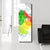 Wechselmotiv Zitrusfrüchte auf Eis Panoramahochformat Produktfoto wandbild.com