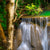 Spannbild Wald &amp; Wasserfall No. 6 Hochformat Wandbild 3