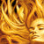 Spannbild Goldenes Haar No. 2 Hochformat Wandbild 3